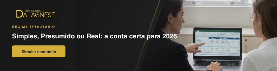 Simples, Presumido ou Real: qual regime paga menos? · Lucro Presumido na reforma tributária · Contabilidade Dalagnese